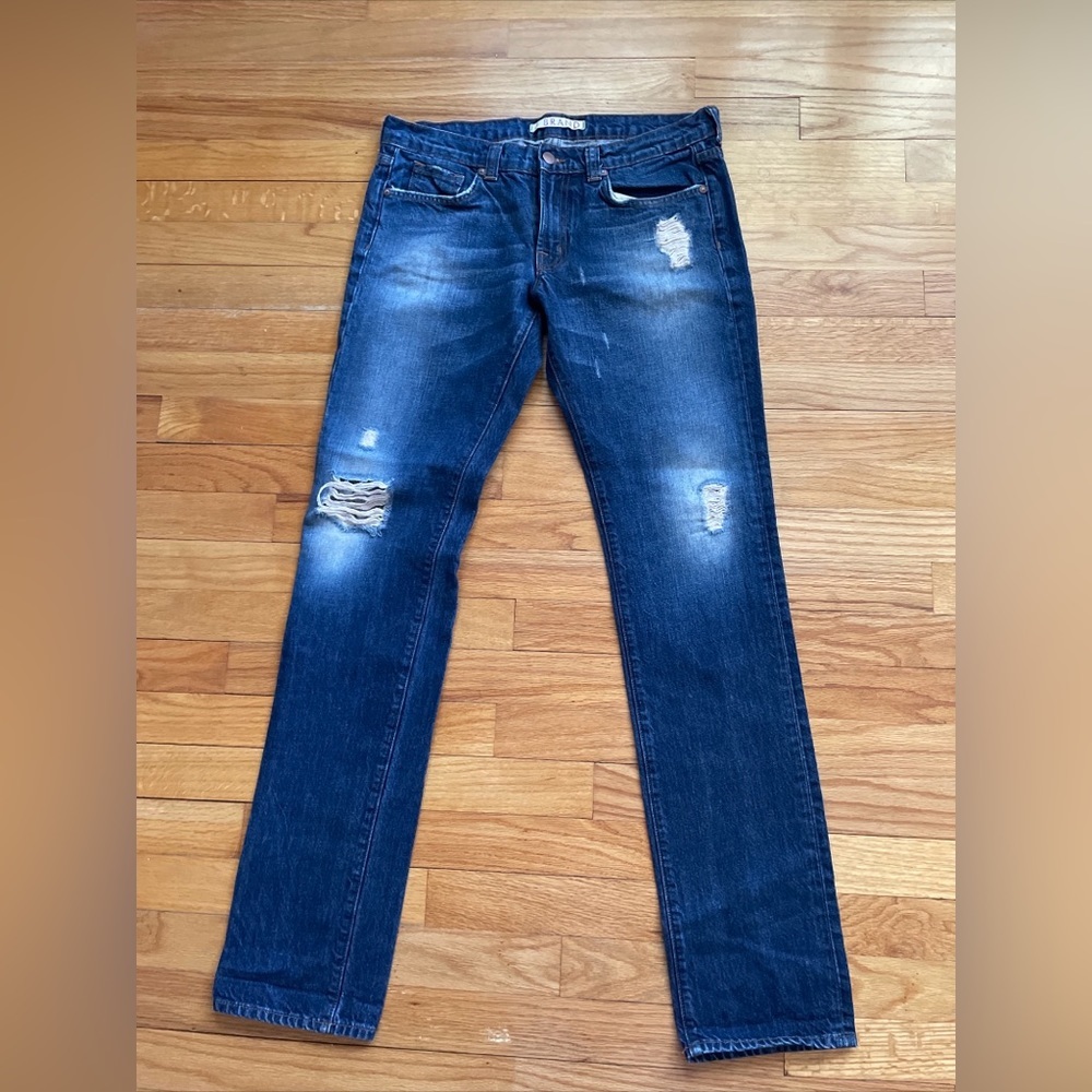 J.Brand distressed straight jeans 27 A12